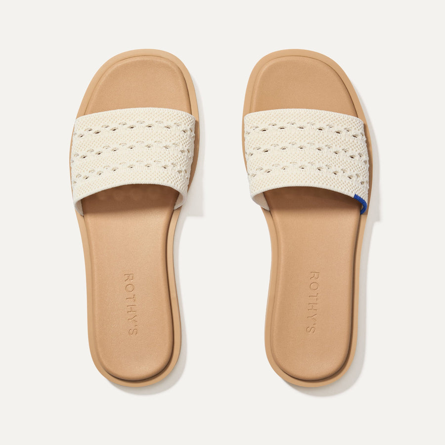 The Slide Sandal - Sandy Crochet