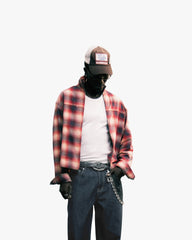 Sunset Flannel - Racing Red