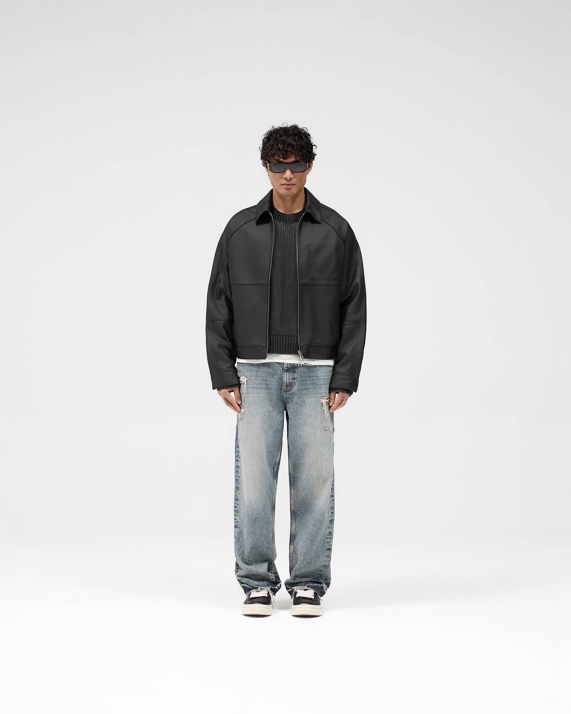 Overdrive Leather Jacket - Black