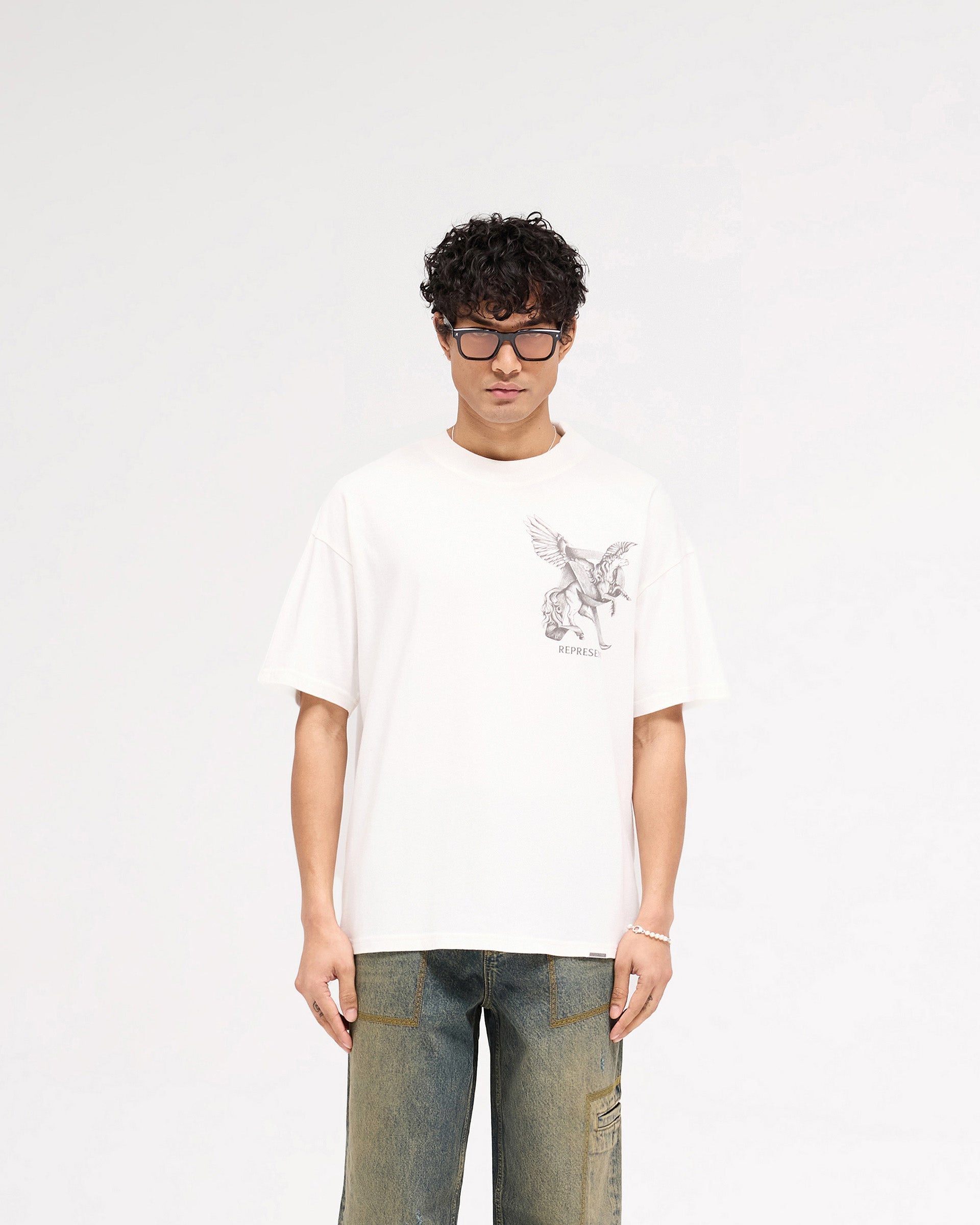 Elegance In Motion T-Shirt - Flat White