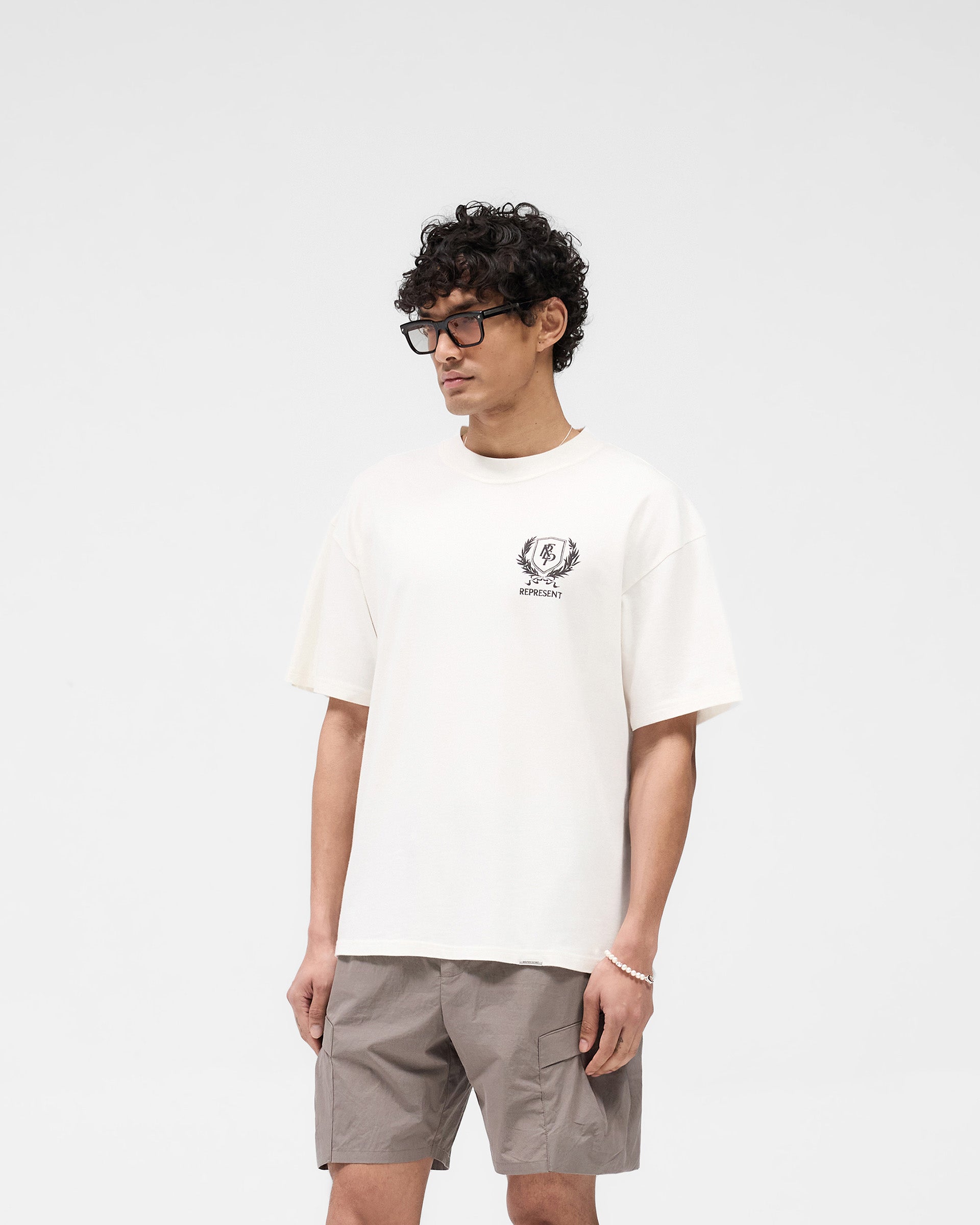 Crest T-Shirt - Flat White