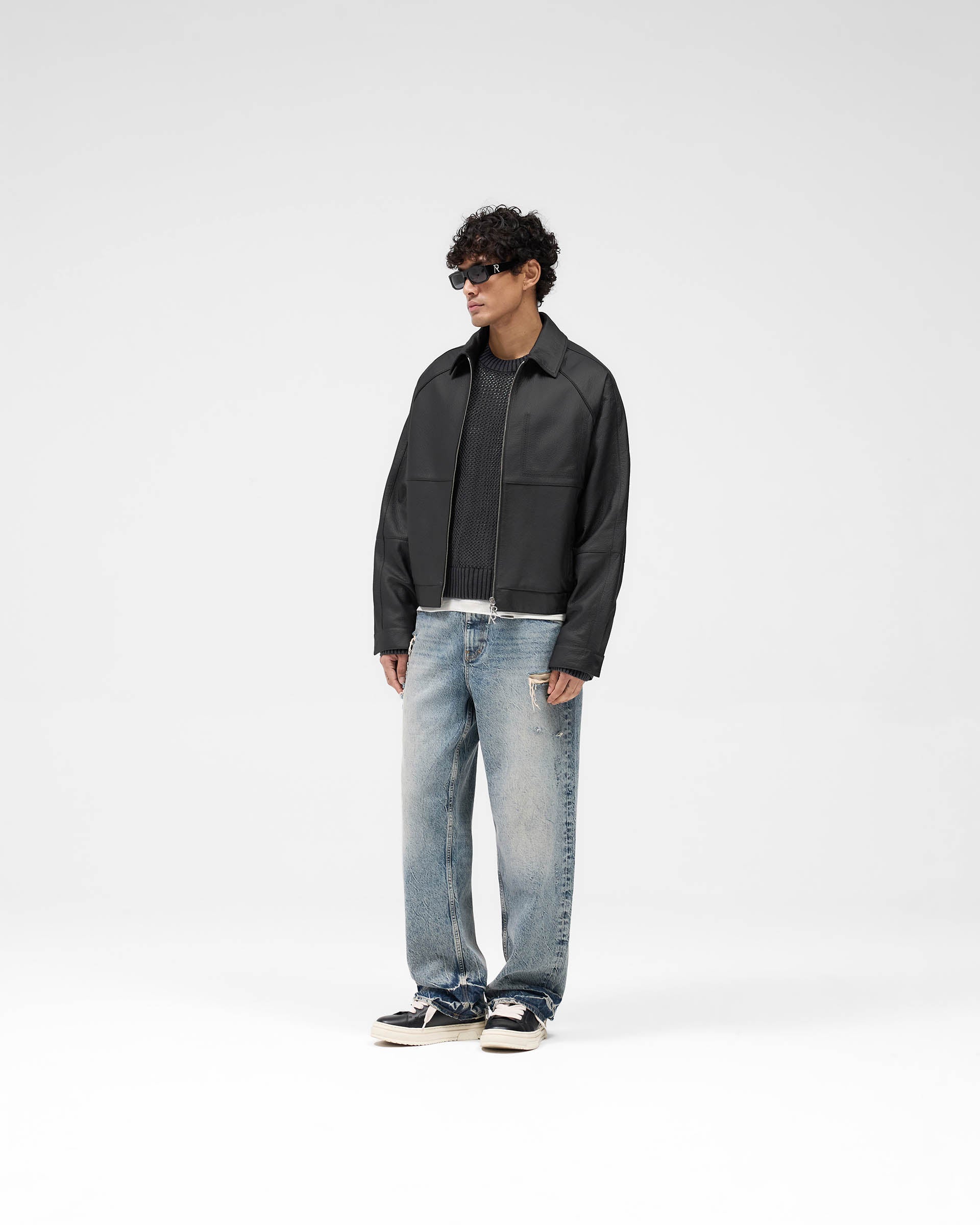 Overdrive Leather Jacket - Black