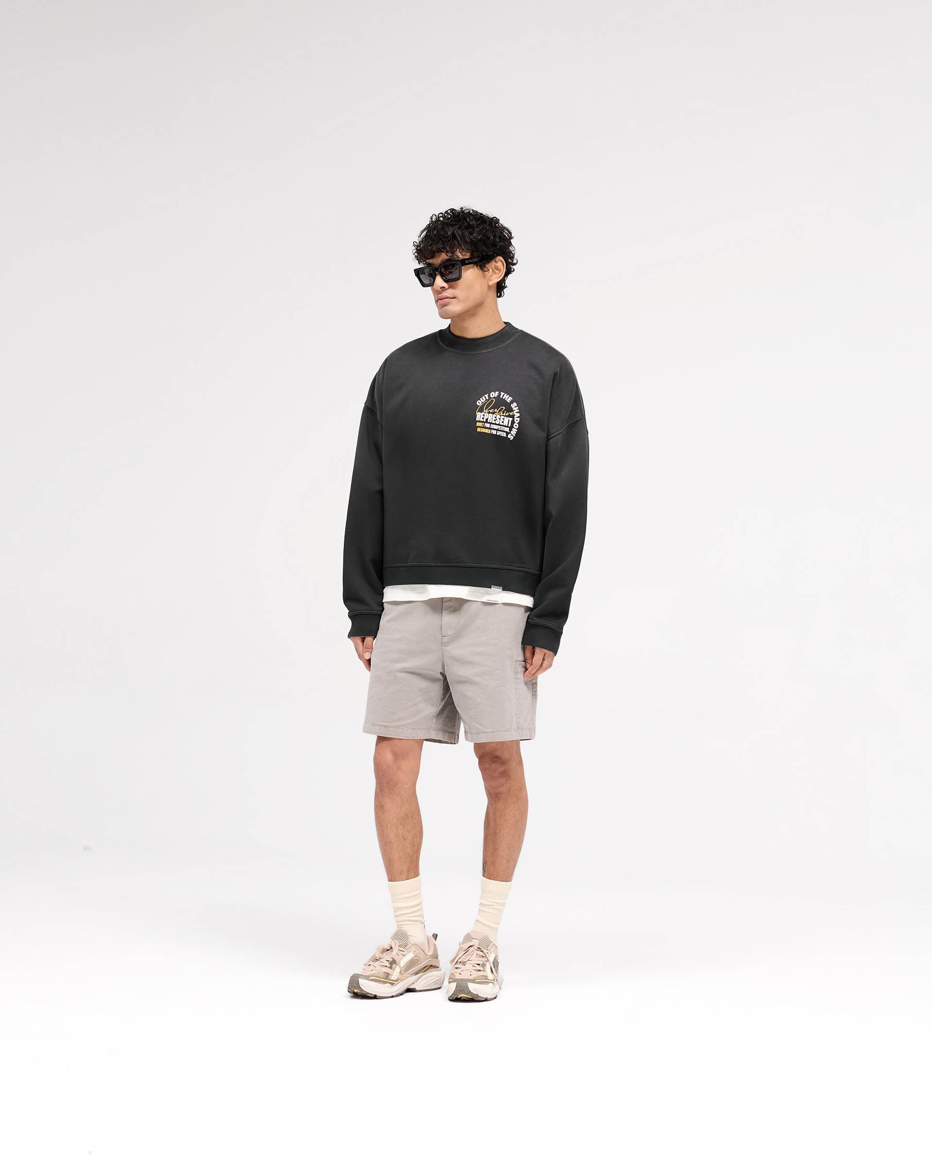 Out Of The Shadows Sweater - Stained Black