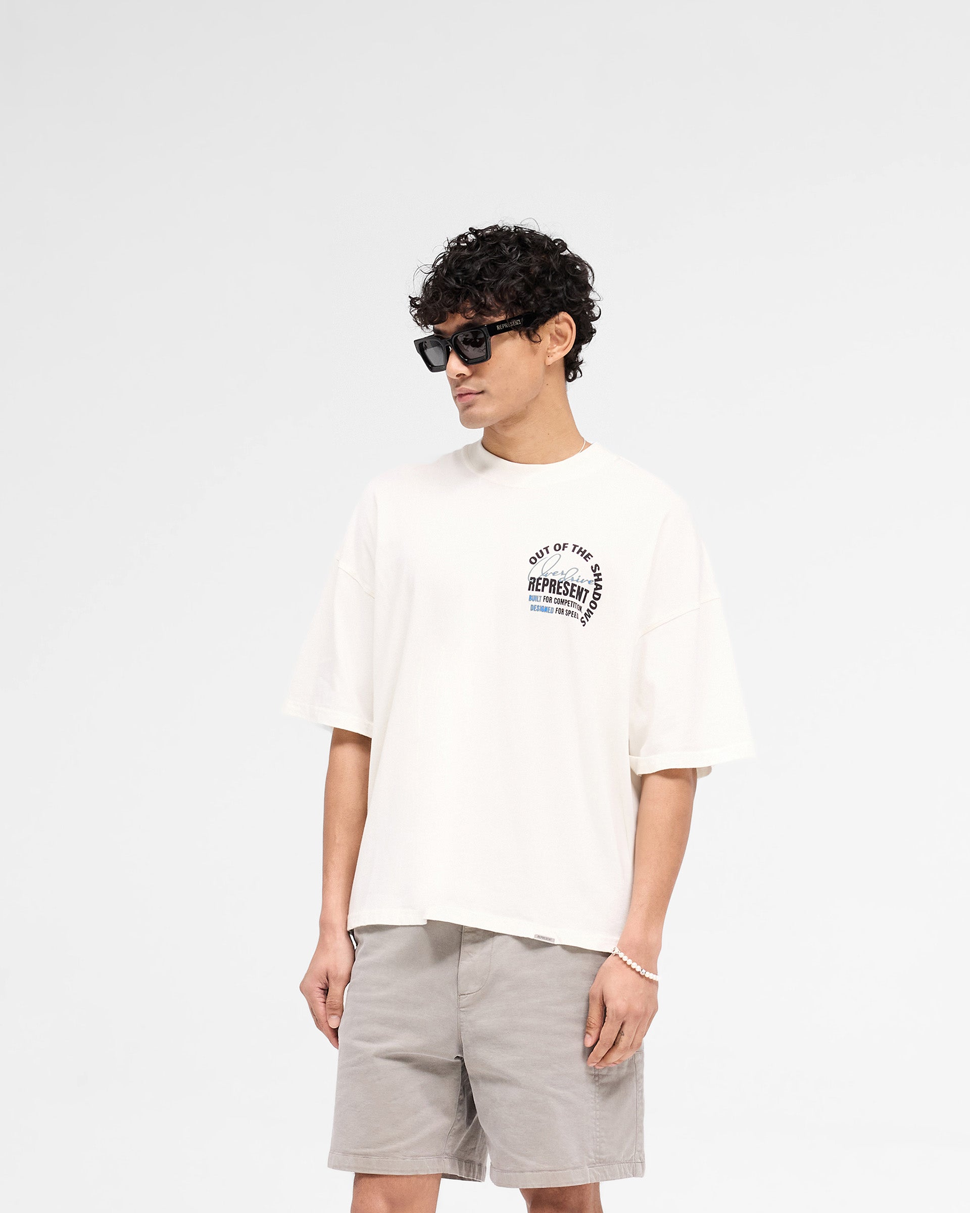 Out Of The Shadows T-Shirt - Flat White