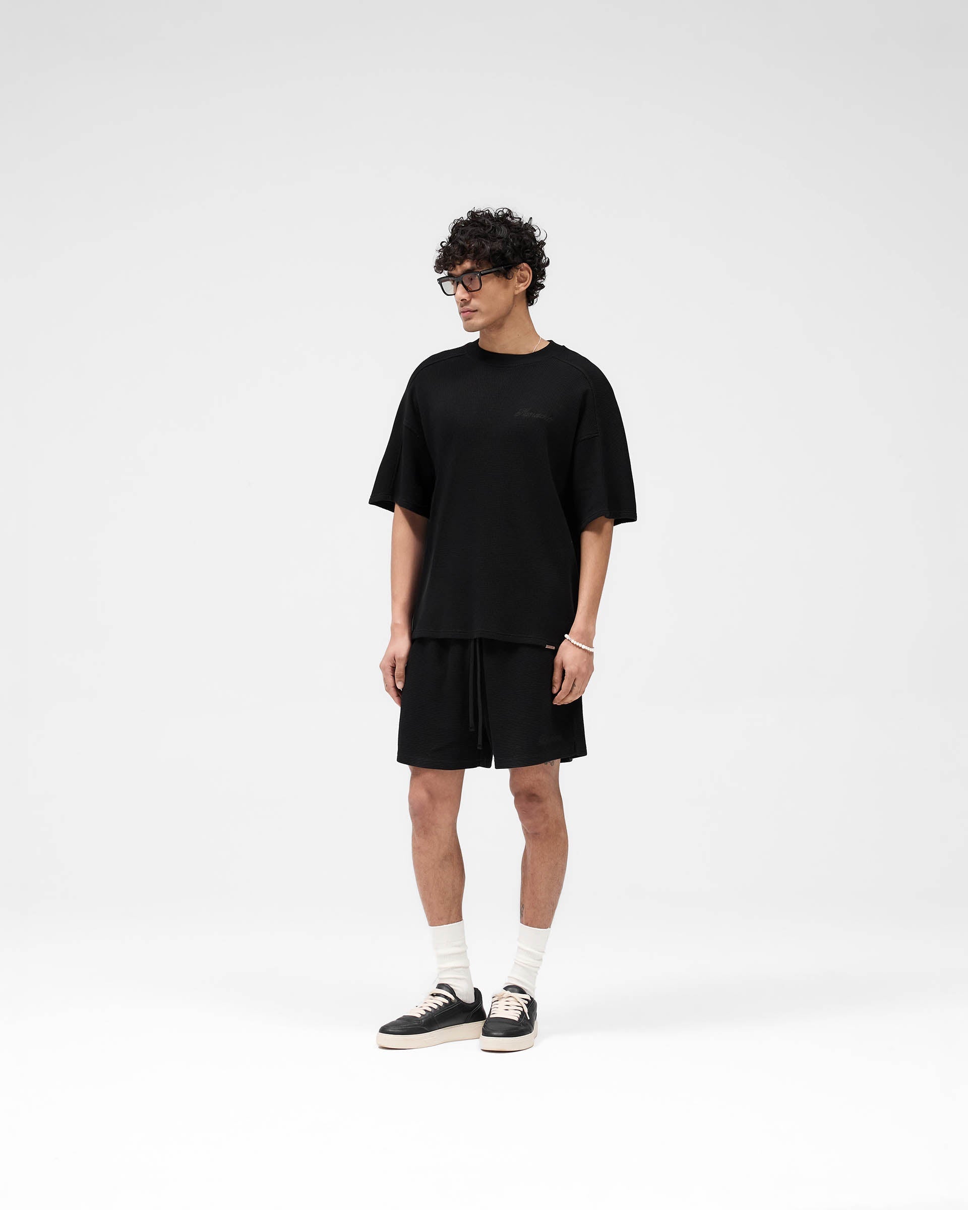 Waffle Shorts - Black