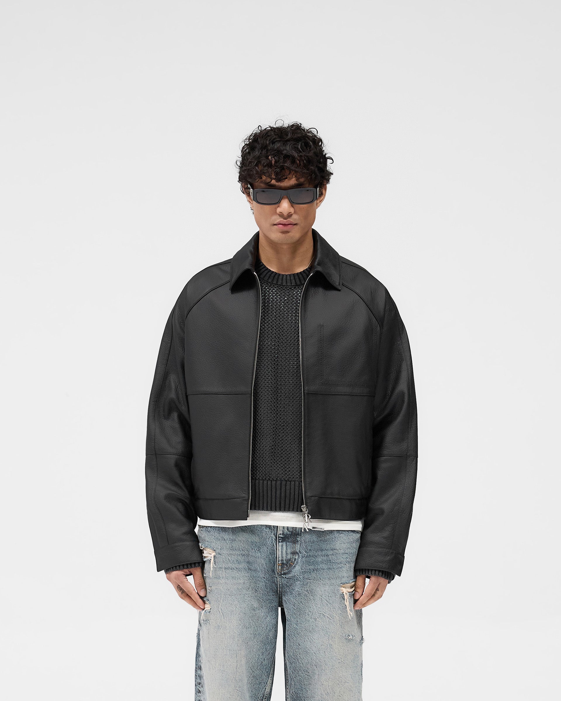 Overdrive Leather Jacket - Black