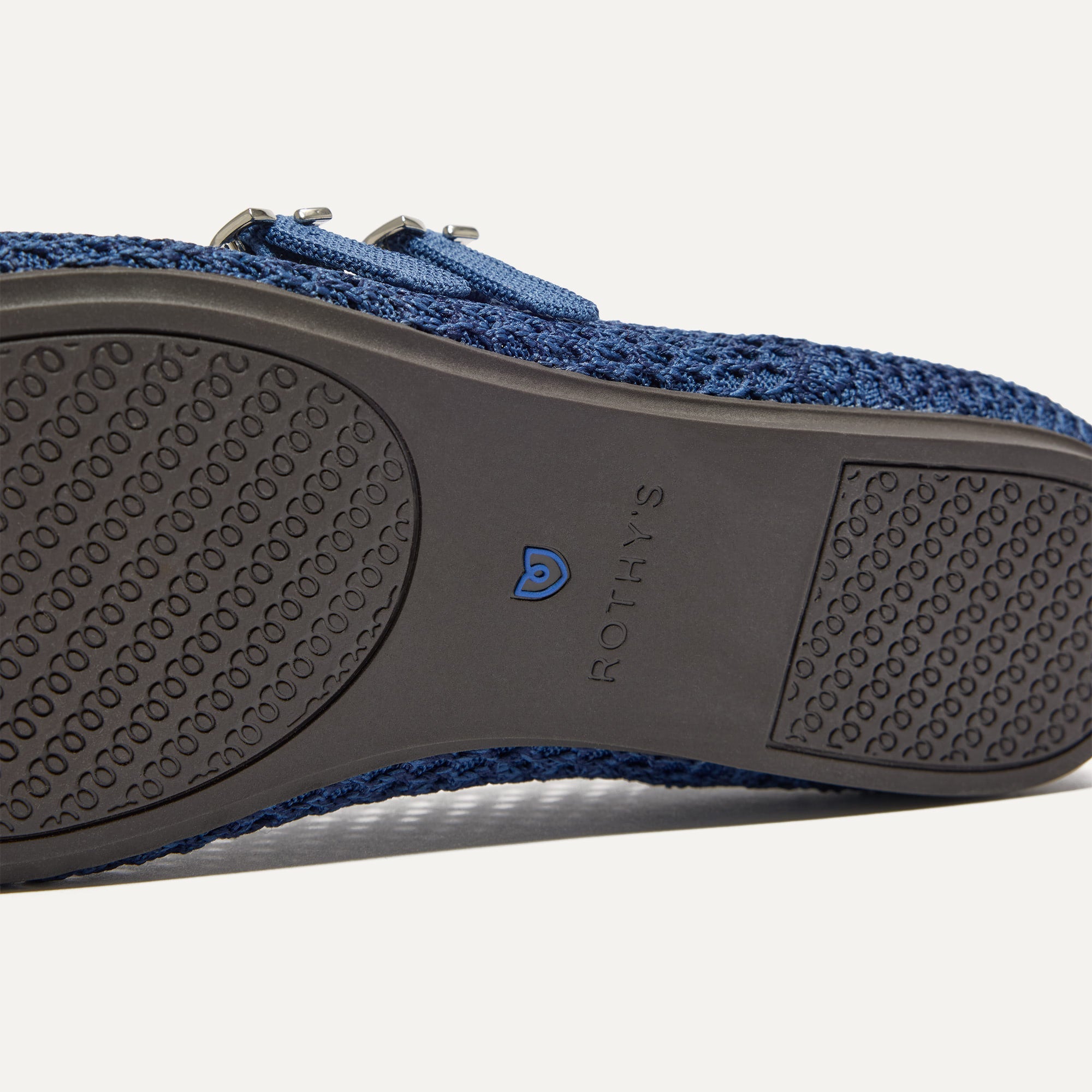 The Double Buckle Mary Jane - Blue Mesh