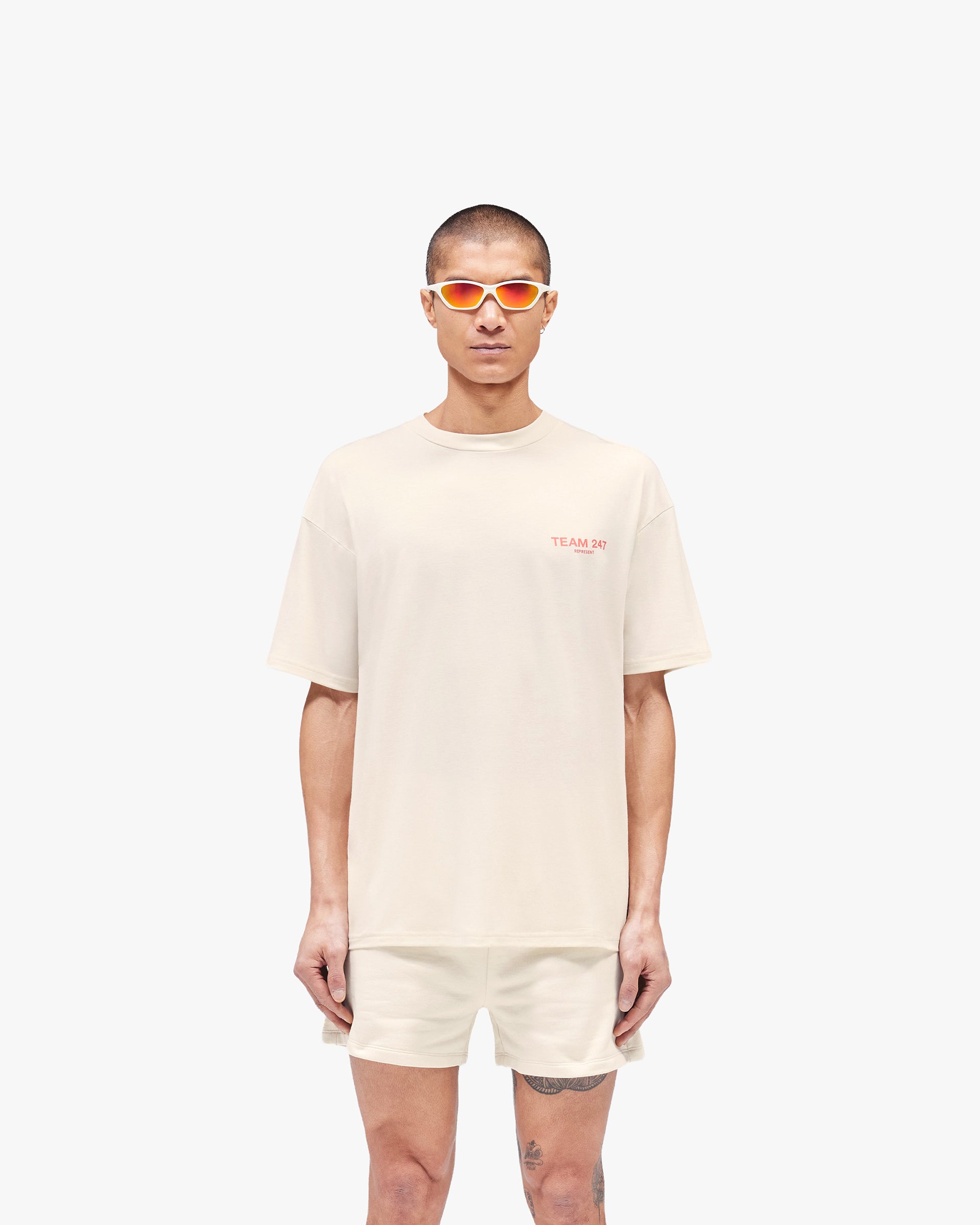 Team 247 Oversized T-Shirt - Cream