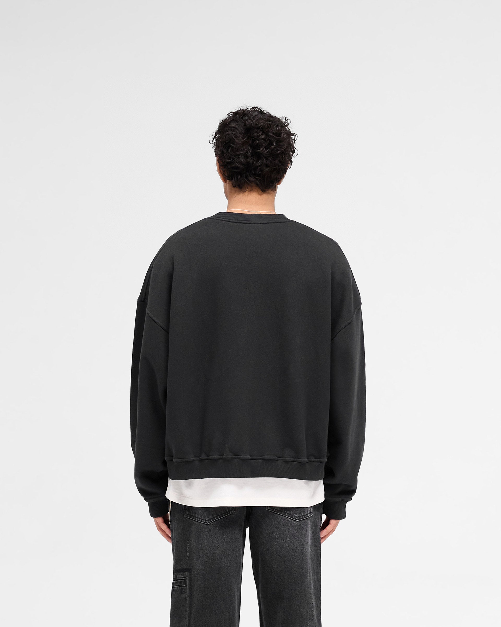 Rep Applique Sweater - Off Black