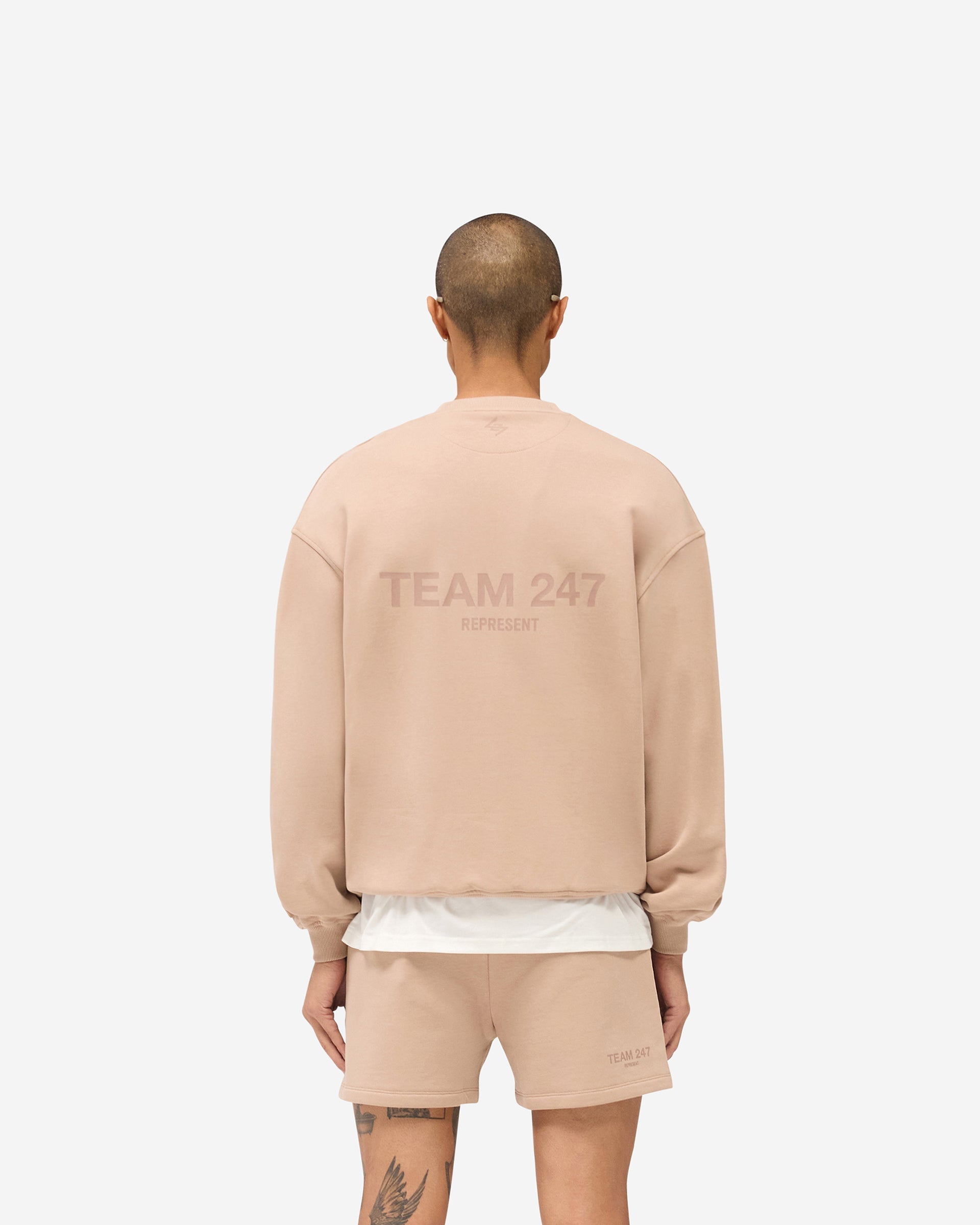 Team 247 Oversized Crew - Clay
