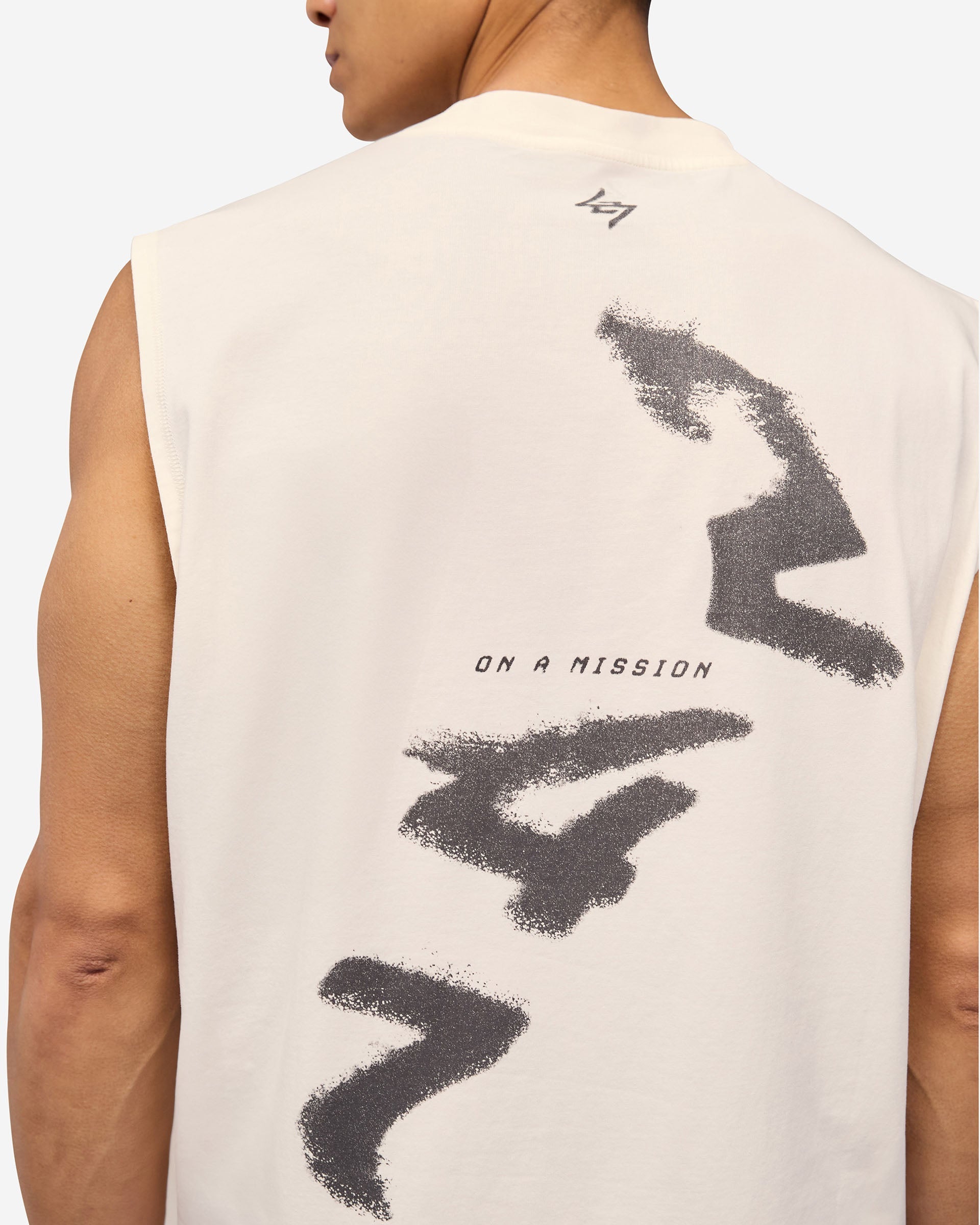 247 Motion Oversized Tank - Flat White