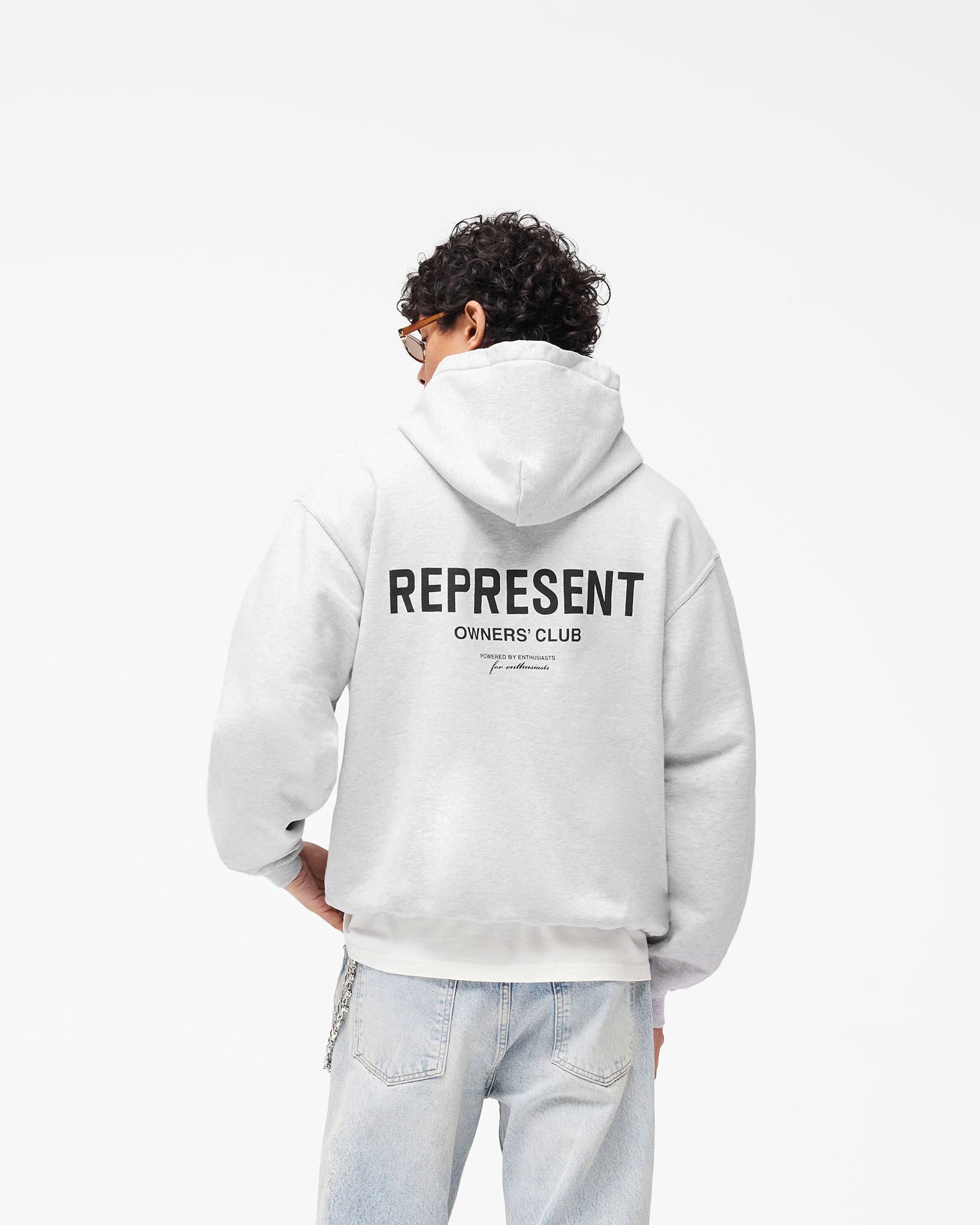 Represent Owners Club Hoodie - Ash Grey
