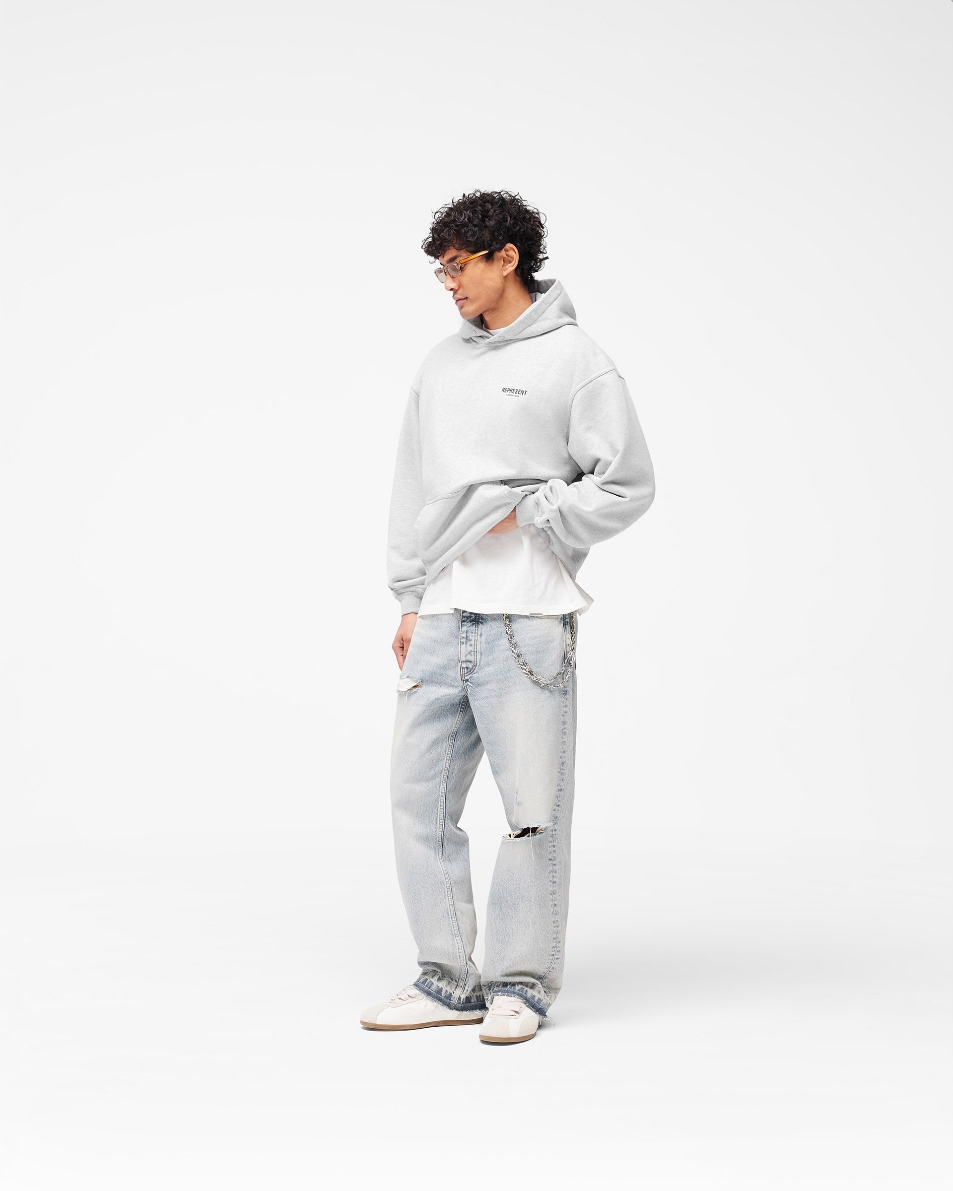 Represent Owners Club Hoodie - Ash Grey