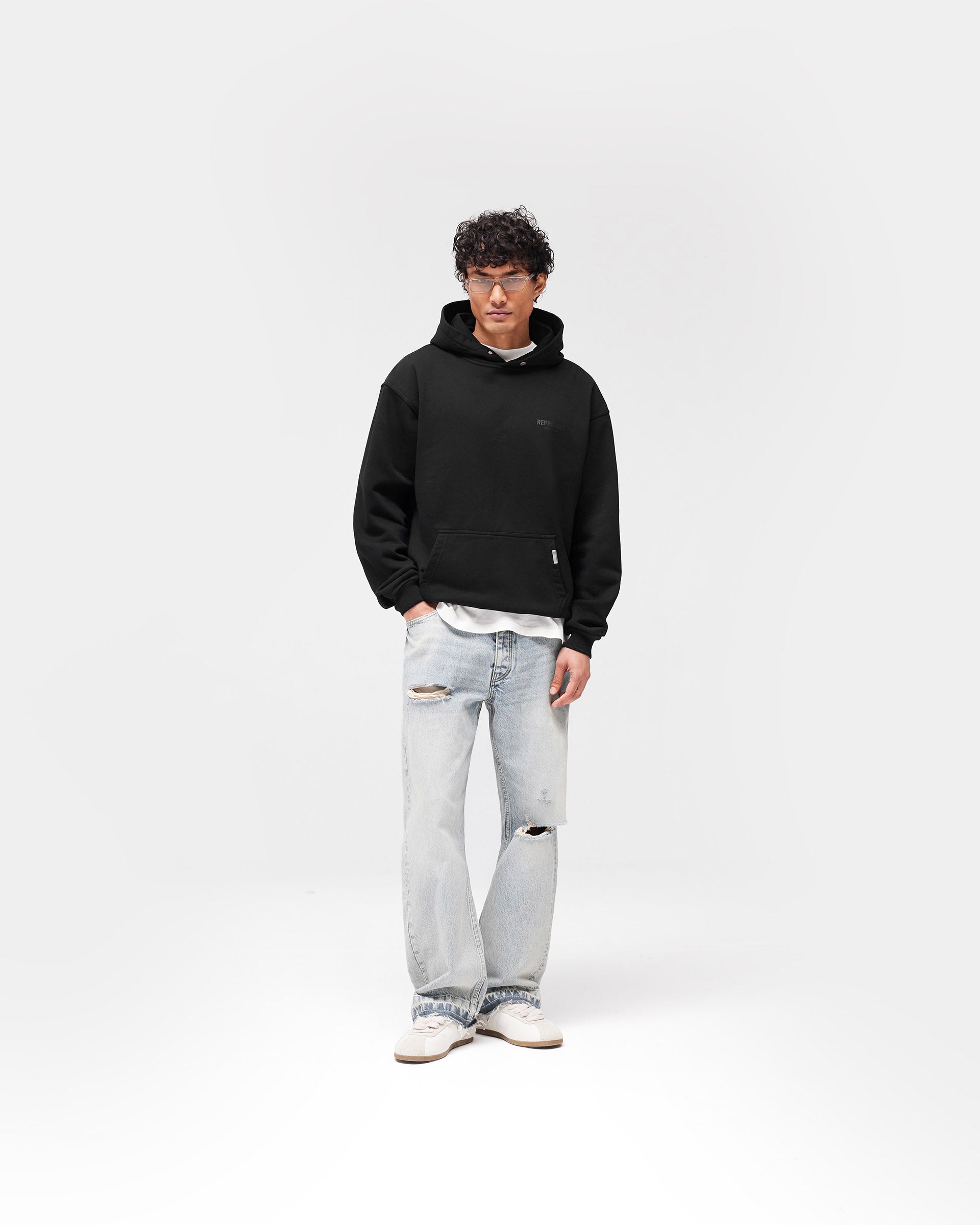 Represent Owners Club Hoodie - Black Matte