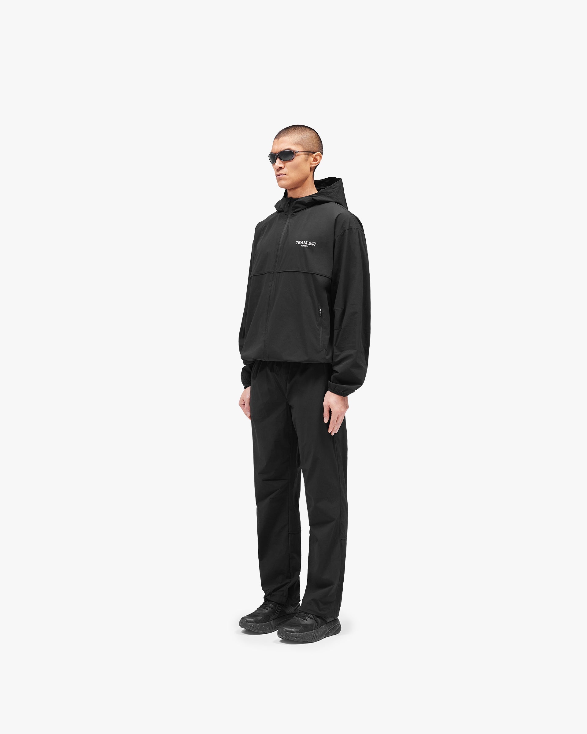 Team 247 Straight Leg Track Pant - Jet Black