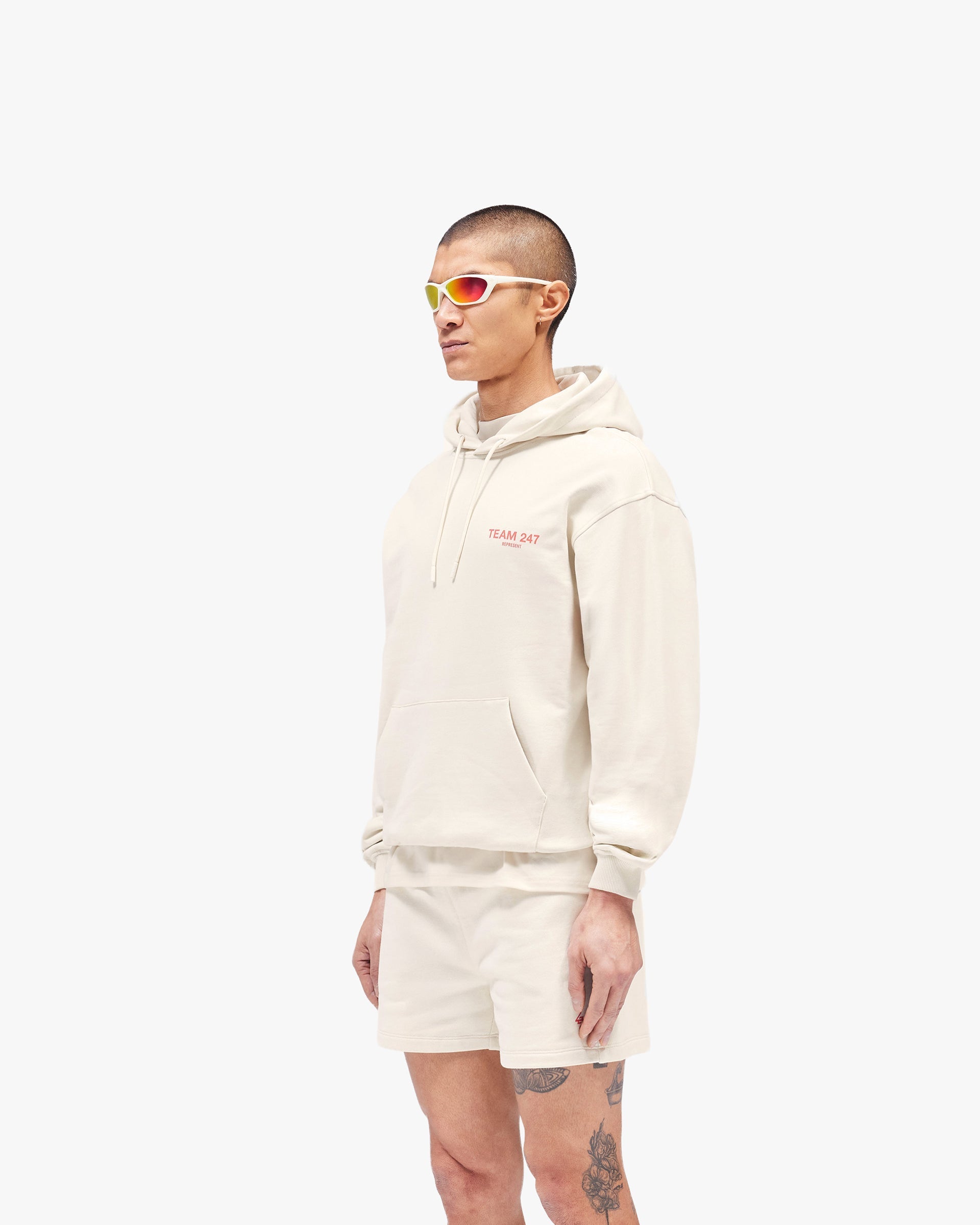 Team 247 Oversized Hoodie - Cream