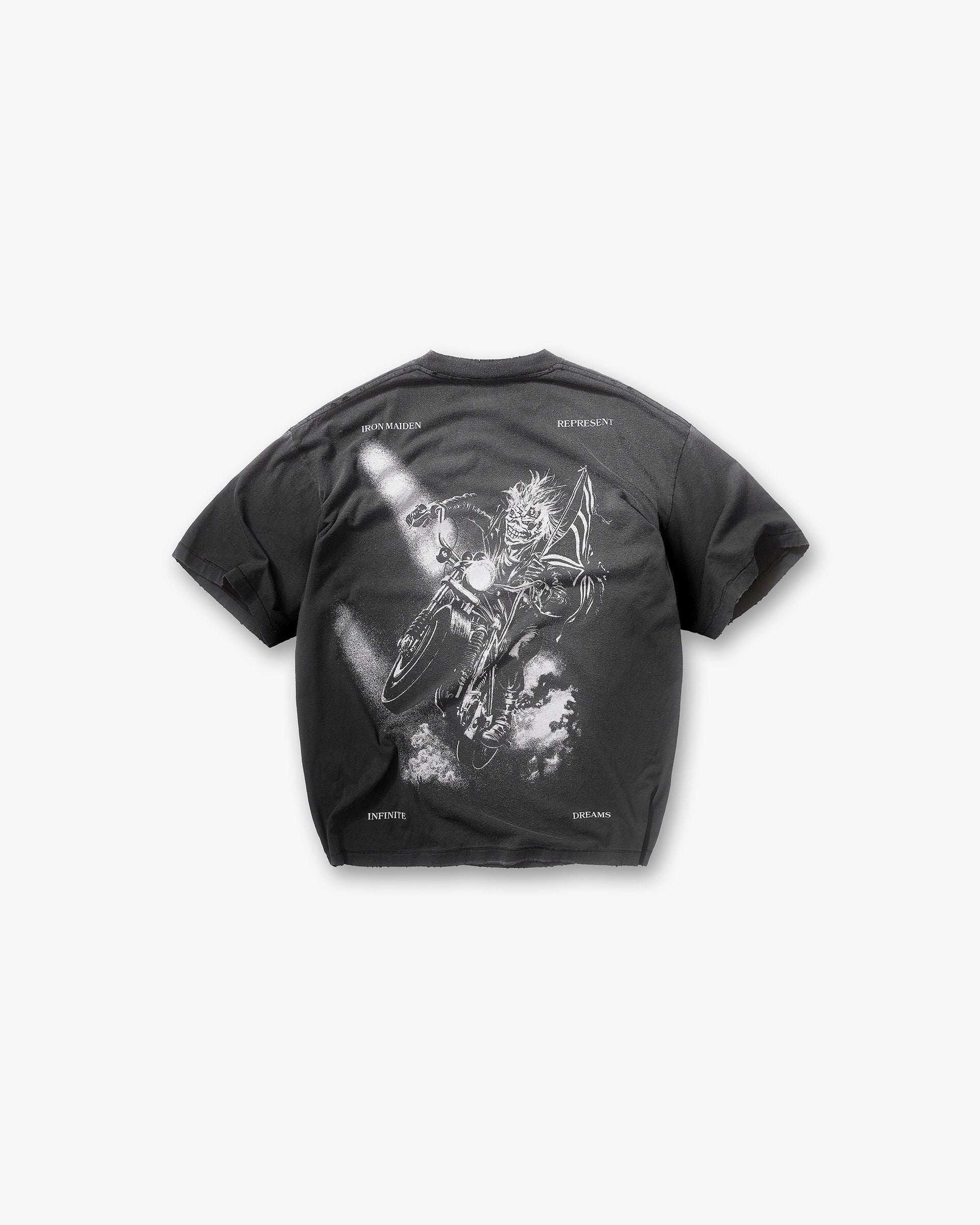 Represent X Iron Maiden Infinite Dreams T-Shirt - Aged Black