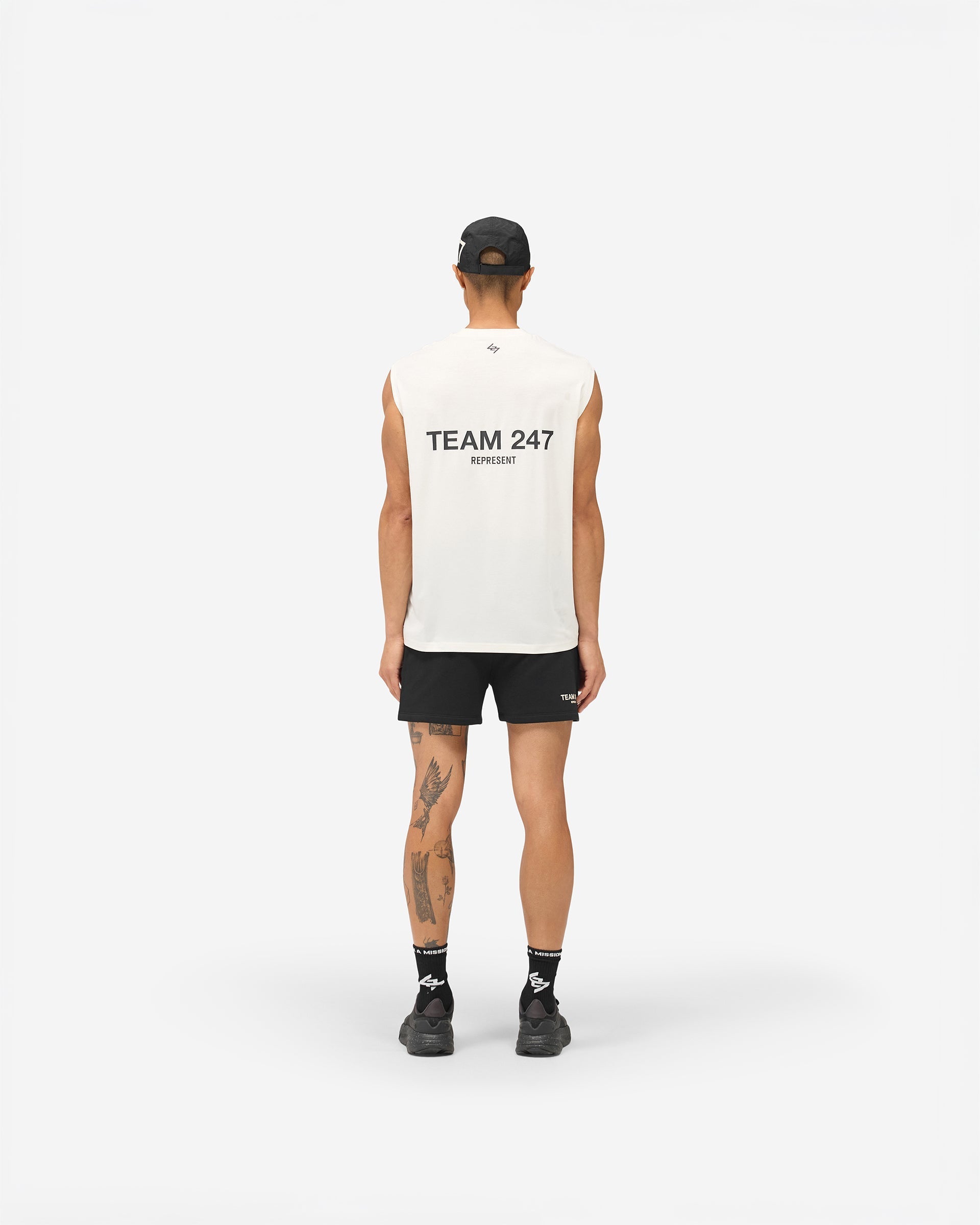 Team 247 Oversized Tank - Flat White