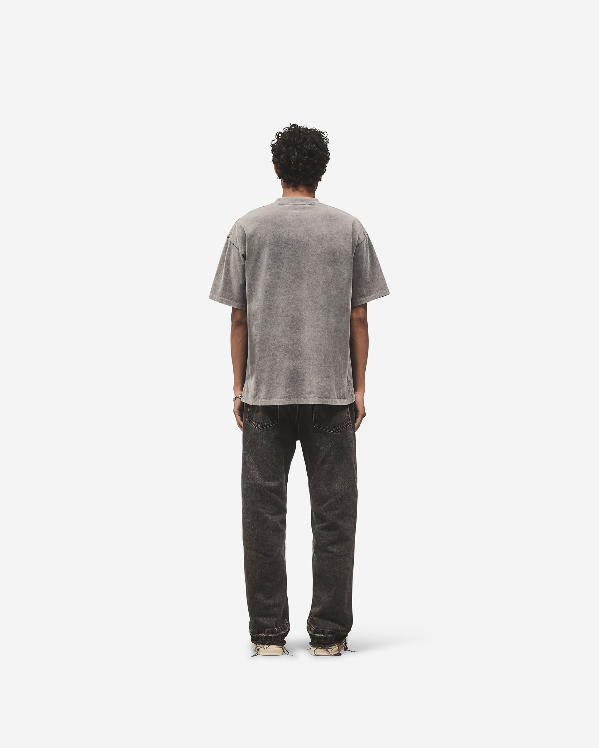 Script Logo T-Shirt - Vintage Grey